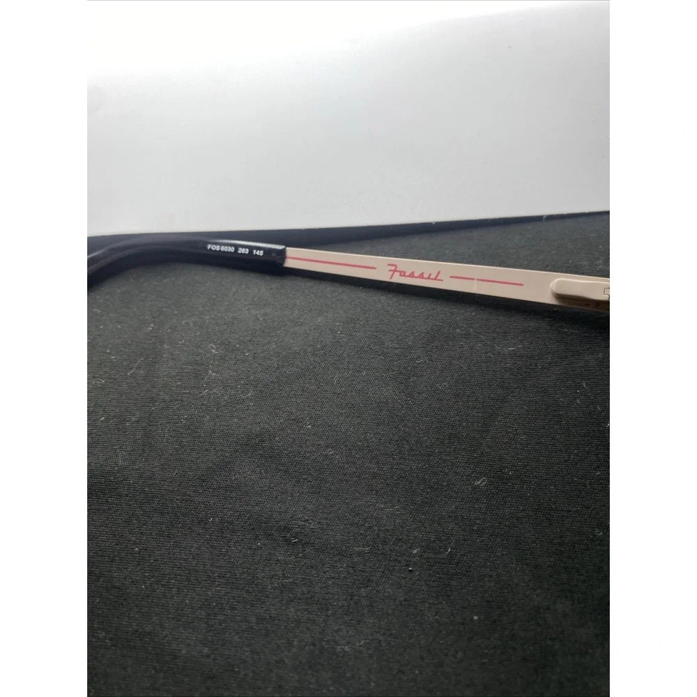 Fossil Eyeglasses FRAME ONLY FOS6030 Cat Eye 145 Black 896